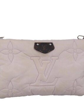 LOUIS VUITTON Maxi Multi Pochette Accessories Bag Nylon Pink M21056